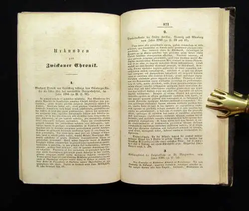 Herzog Chronik der Kreisstadt Zwickau 1845  Selten Geschichte Gesellschaft