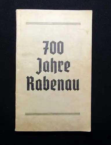 Stadt Rabenau 700-Jahrfeier der Stuhlbauerstadt Rabenau 1935