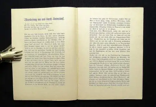 Stadt Somsdorf Heimatheft Somsdorf 10. bis 18. Juli 1954 Geschichte sehr selten