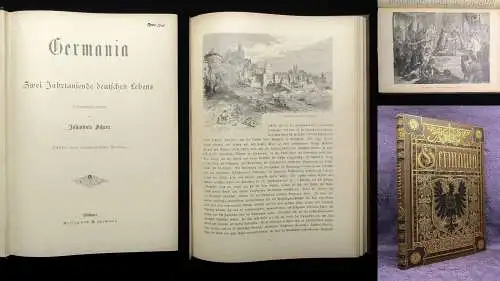 Scherr Germania Zwei Jahrtausende deutschen Lebens um 1890 Geschichte