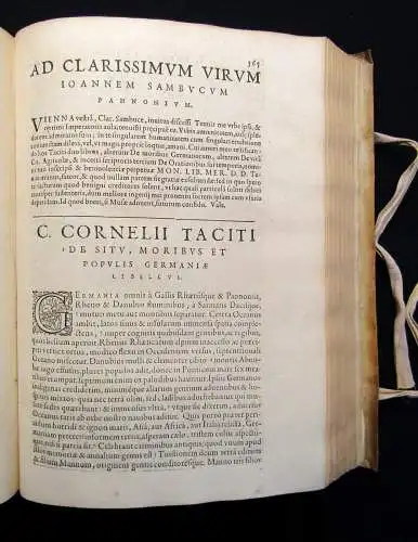 Tacitus C. Cornelii Taciti Opera Quae extant. Justus Lipsius postremum 1606