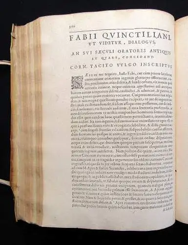 Tacitus C. Cornelii Taciti Opera Quae extant. Justus Lipsius postremum 1606