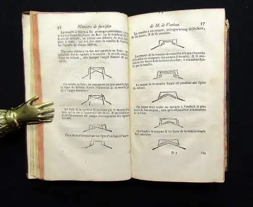 Vauban Veritable Maniere de Fortifier de Mr. De Vauban. Ou l'on voit de 1718