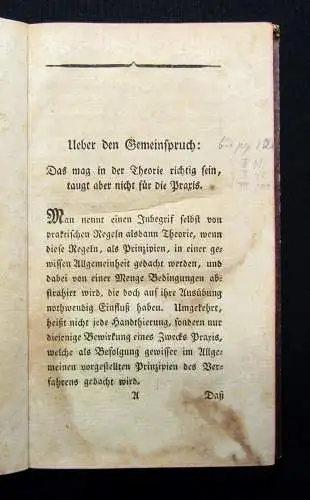 Kant, Immanuel Zwo Abhandlungen über moralische und politische Gegenstände 1796