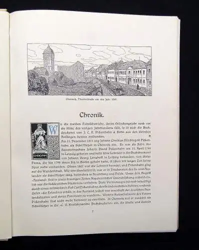 J. C. F. Pickenhahn & Sohn Buchdruckerei - Denkschrift 1838-1913 75jährig.