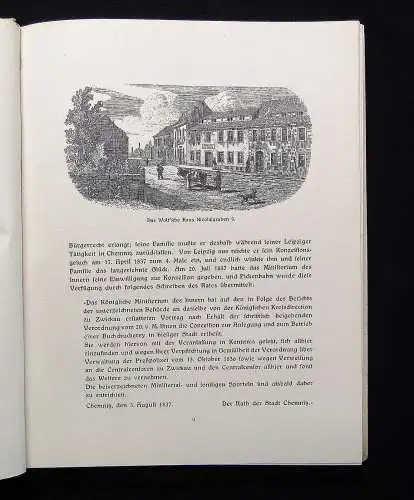 J. C. F. Pickenhahn & Sohn Buchdruckerei - Denkschrift 1838-1913 75jährig.