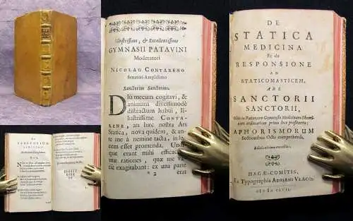 Sanctorio De statica medicina et de responsione ad Staticomasticem, ars  1657