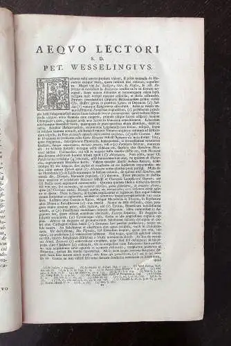 Herodot von Halikarnass(os) Herodoti Halicarnassei Historiarum Libri IX 1763