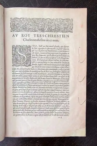 Belleforest L'Histoire des neuf Roys Charles de France : contenant la 1568