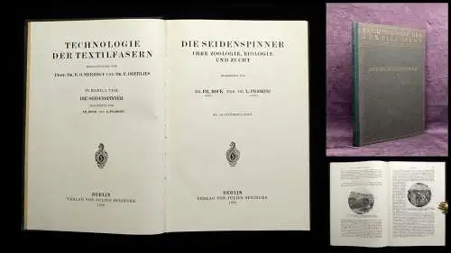 Bock Pigorini Technologie der Textilfasern Die Seidenspinner 1938 144 Abb.