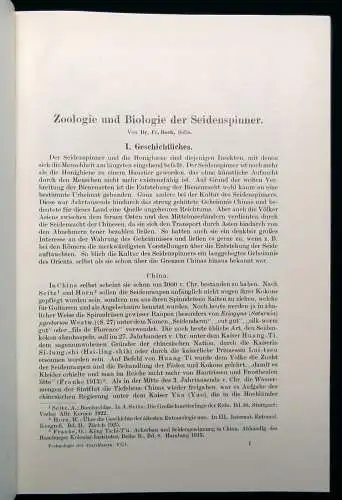 Bock Pigorini Technologie der Textilfasern Die Seidenspinner 1938 144 Abb.