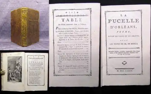 Voltaire La Pucelle d'Orléans, poème, divisé en vingt et un chants. Avec 1773