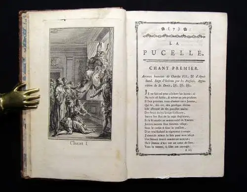 Voltaire La Pucelle d'Orléans, poème, divisé en vingt et un chants. Avec 1773