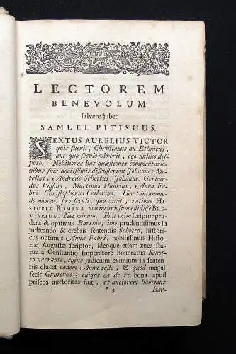 Victor, Sextus Sexti Aurelii Victoris Historiae Romanae Breviarium 2 Bde. in 1