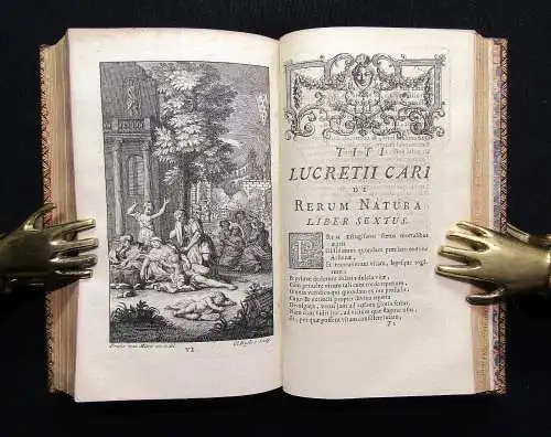 Lucretius Carus, Titus Titi Lucretii Cari de Rerum natura libri sex 1744