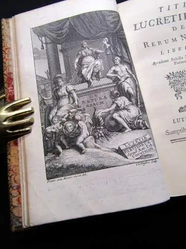 Lucretius Carus, Titus Titi Lucretii Cari de Rerum natura libri sex 1744