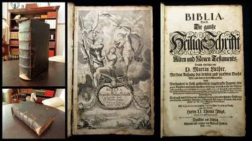 Biblia Das ist Die ganze heilige Schrift verteutschet durch Martin Luther 1716