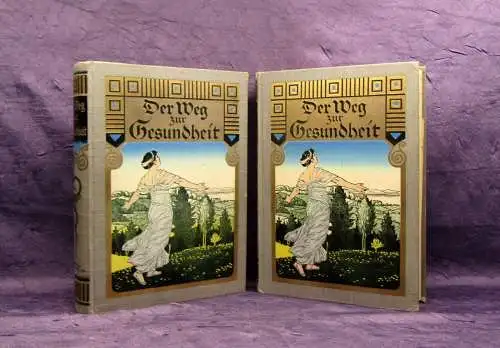 Schlecht,Früh Der Weg zur Gesundheit 2 Bde. 1928 3 Sonderbeilagen Aufklärung