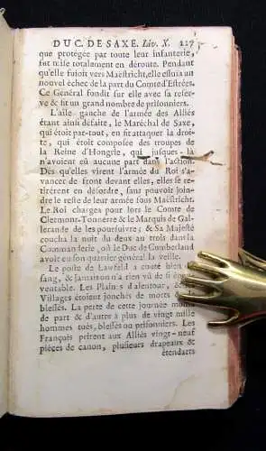 Neel Histoire de Maurice Comte de Saxe, Maréchal général des Camps et Armés 1754