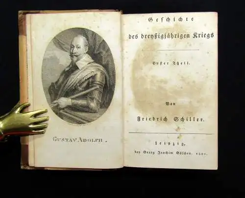 Schiller, Friedrich von Geschichte des dreyßigjährigen Kriegs. Zwei Bände 1802