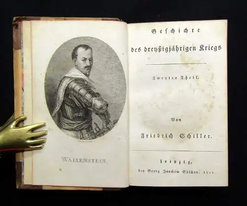 Schiller, Friedrich von Geschichte des dreyßigjährigen Kriegs. Zwei Bände 1802