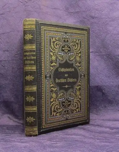 Schramm Lichtgedanken aus Deutschen Dichtern 1887 Belletristik Lyrik Kultur