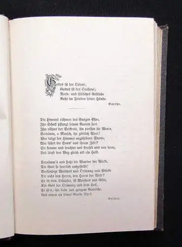 Schramm Lichtgedanken aus Deutschen Dichtern 1887 Belletristik Lyrik Kultur