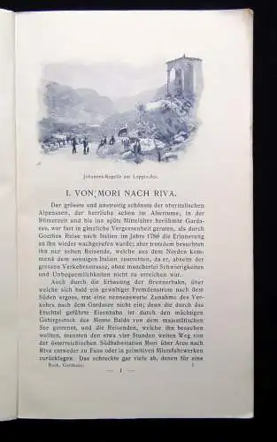 Reck, 'Gustav Der Garda- See und seine Umgebung mit 65 Illustrationen 1905