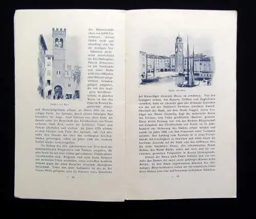 Reck, 'Gustav Der Garda- See und seine Umgebung mit 65 Illustrationen 1905