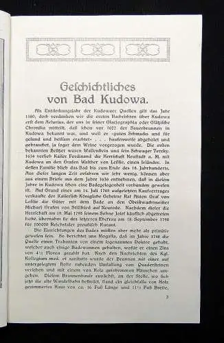 Bad Kudowa in Schlesien Das ganze Jahr geöffnet um 1910 Heilbäder Wohlbefinden