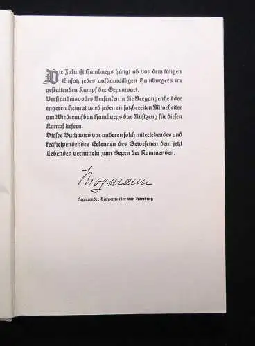 Reincke, Schlotterer u.a. Hamburg Einst und Jetzt um 1900 mit zahlreichen Abb.