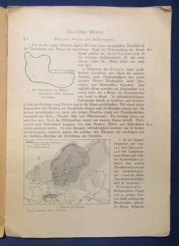 Gehl Nordische Urzeit 2 Hefte 1936 für die Mittel u. Oberstufe mit Skizzen js