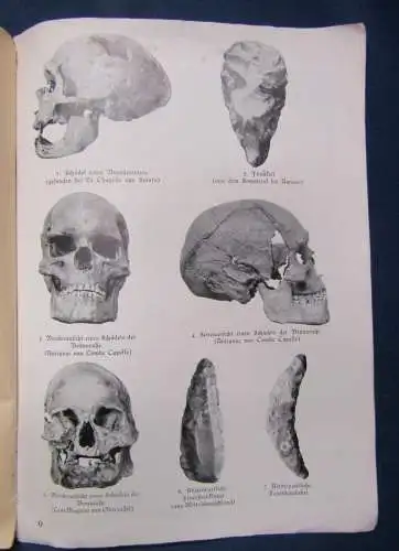 Gehl Nordische Urzeit 2 Hefte 1936 für die Mittel u. Oberstufe mit Skizzen js