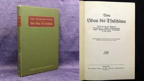 Politowski Von Libau bis Tsuschima 1911 Geschichte Marine Militär Briefe