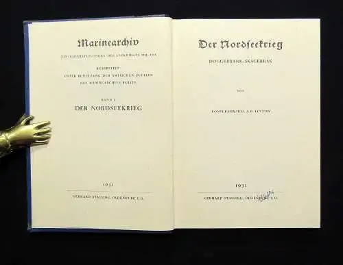 Lützow Marinearchiv Der Nordseekrieg 1931 Geschichte Militär Marine