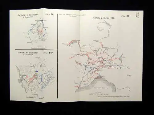 Graf Alfred von Schlieffen Gesammelte Schriften 2 Bde 1913 Karten vollständig