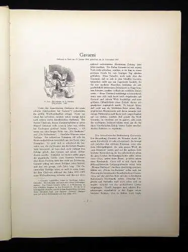 Fuchs Gavarni 1925 mit 29 Textillustrationen und 80 Lithographien Kunst Kultur