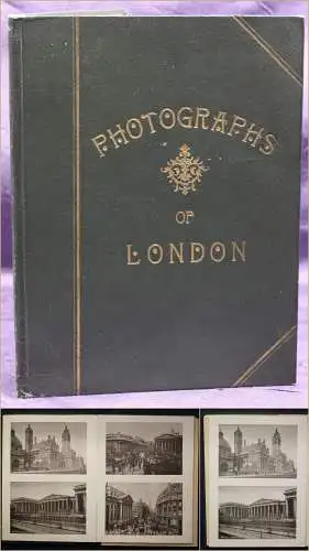 Leporello von London um 1930 Ansichten Architektur Landschaft England sf