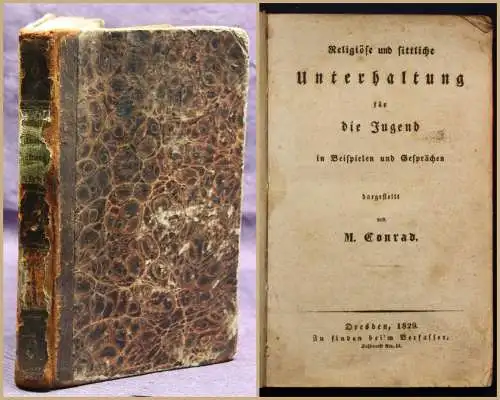 Conrad Religiöse und sittliche Unterhaltung 1829 Religion Christentum selten sf