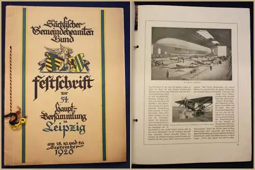 Festschrift zur 54. Hauptversammlung Gemeindebeamten-Bundes in Leipzig 1926  sf