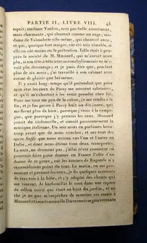 Rousseau Les Confessions 2 Bände komplett 1813 Belletristik Lyrik js