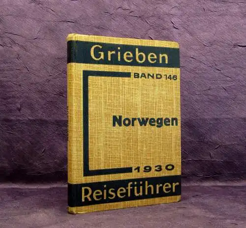 Grieben Reiseführer Bd 146 Norwegen 1930  Guide Führer Reiseführer Ortskunde mb