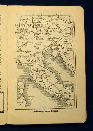 Grieben Reiseführer Bd 101 Neapel und Umgebung 1931 Guide Führer Reiseführer m