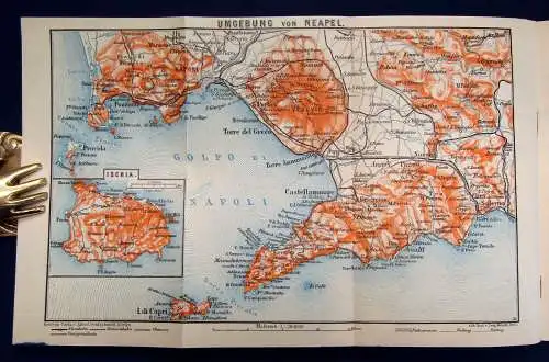 Grieben Reiseführer Bd 101 Neapel und Umgebung 1931 Guide Führer Reiseführer m