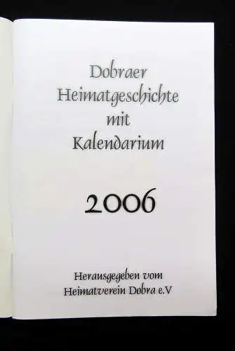 7 Hefte+Beigabe der "Dobraer Chronikblätter bei Liebenwerda" 1984-2006