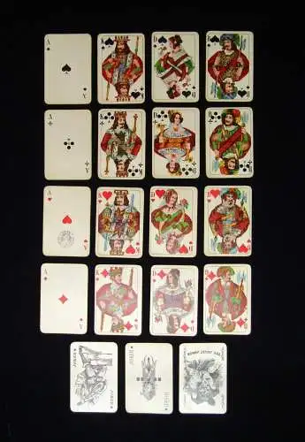 Romme Kartenspiel 1932 Altenburger Spielkarte Original mit Schachtel,Anleitung