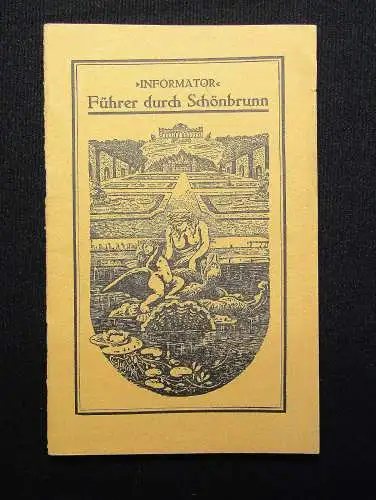 Knochs Opera Guide "Informator" Führer durch Schönbrunn um 1925 Reiseführer