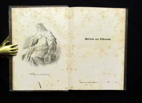 3x Bibliothek deutscher Klassiker (1-3) + 3 Beigaben(Reineke,Fräulein v.See)1861