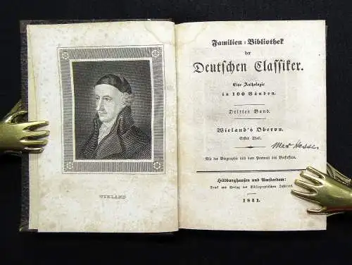 3x Bibliothek deutscher Klassiker (1-3) + 3 Beigaben(Reineke,Fräulein v.See)1861