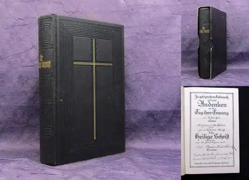 Luther, Martin Die Bibel oder die ganze heilige Schrift Kleinoktav- Ausgabe 1920